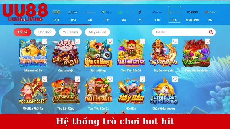 Hệ thống trò chơi hot hit